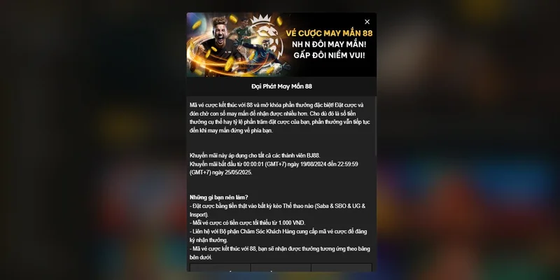 nhan uu dai ve cuoc may man sau khi dang ky bj88 Nhận ưu đãi vé cược may mắn sau khi đăng ký BJ88