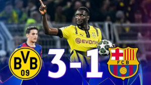 Dortmund vs Barcelona kết thúc với kịch bản khó ngờ