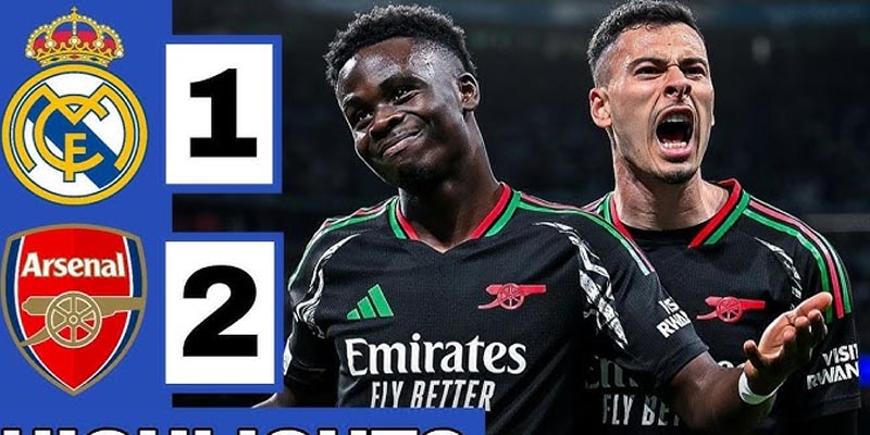 Không có cú lội ngược dòng nào cho Real Madrid Real Madrid vs Arsenal kết thúc mà không có cú lội ngược dòng nào