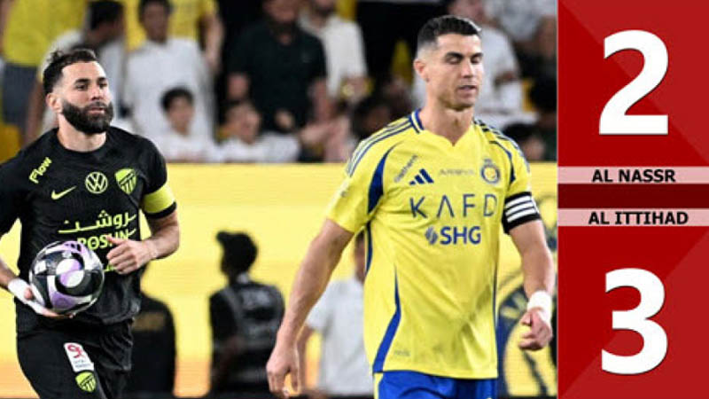 Al Ittihad khiến Al Nassr của Ronaldo phải ôm hận Al Ittihad khiến Al Nassr của Ronaldo phải ôm hận
