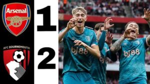 Bournemouth bất ngờ có được 3 điểm trước Arsenal