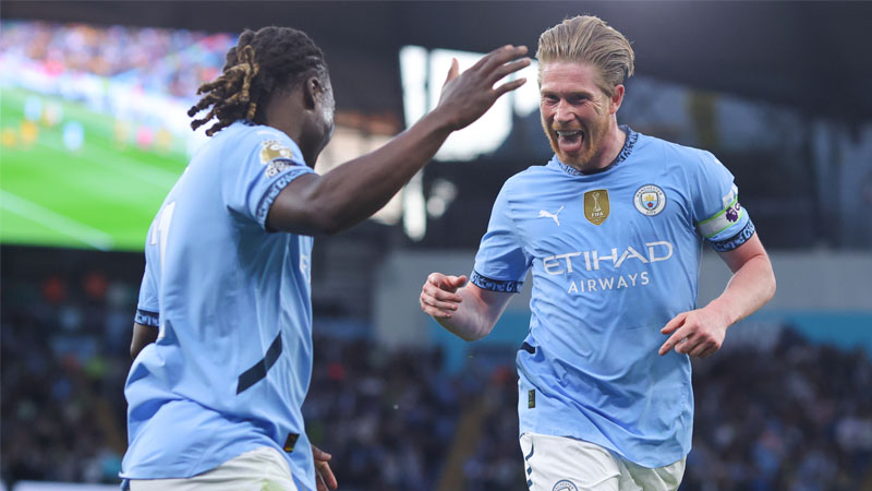 De Bruyne đã cầm nhịp cho lối chơi của Man City De Bruyne đã cầm nhịp cho lối chơi của Man City