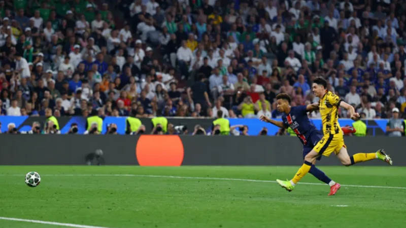 nhan dinh sau tran dau psg vs inter 5 Doue đã có ngày thi đấu chói sáng ở tuổi 19